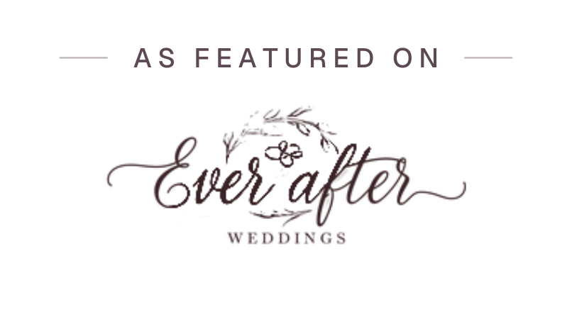 As featured on Ever After Weddings — Minimal, Single colour